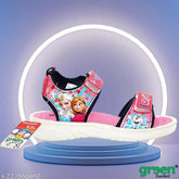 Green Comfort Pink FROZEN2 Kids Sandals, patent leather, Disney Princess design, ideal for boys aged 4-5 years, India origin
